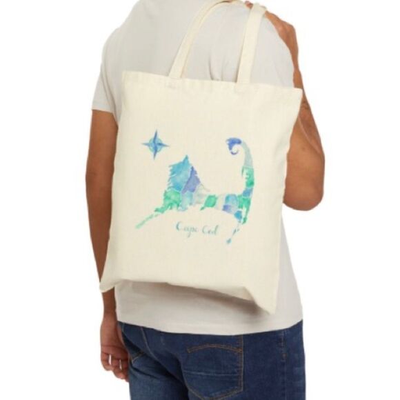 Cape Cod Watercolor Tote - Picture 8 of 8